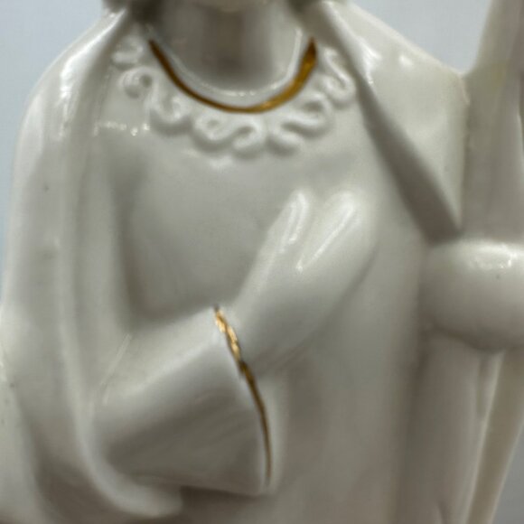 Holy Family Ceramic Nativity Scene Figurine One Piece Religious Jesus 10 inches - Picture 13 of 15